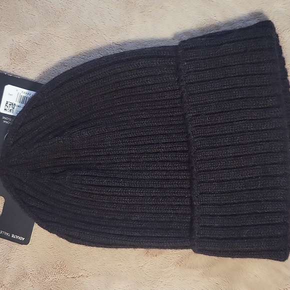 Buff Black Ribbed Beanie - Picture 6 of 6